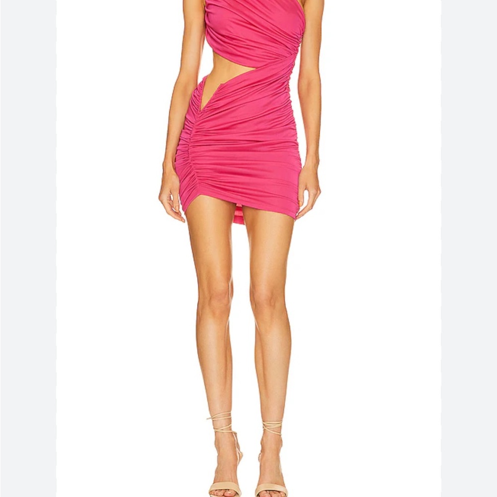 Michael Costello x Revolve Fuchsia Mini Dress